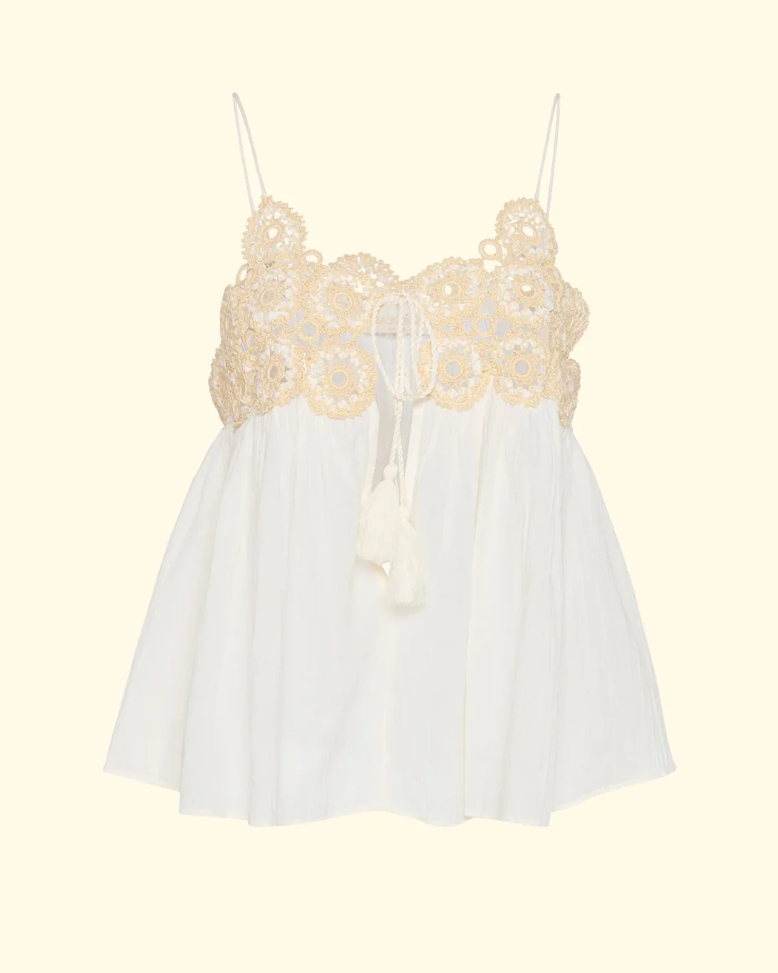 Alessia Coverup Top | Creme