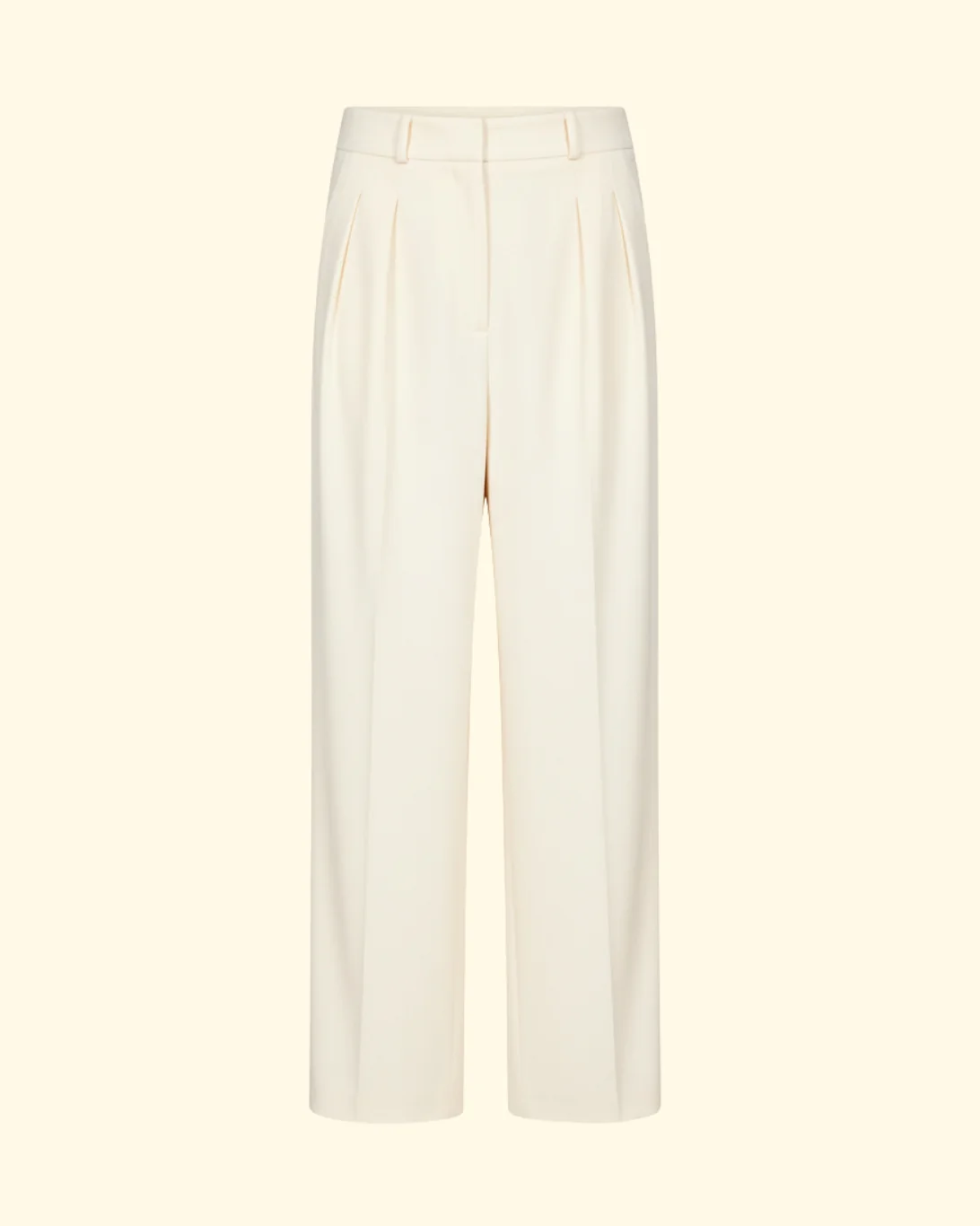 Alio Pleated Tailored Pant | Ivory