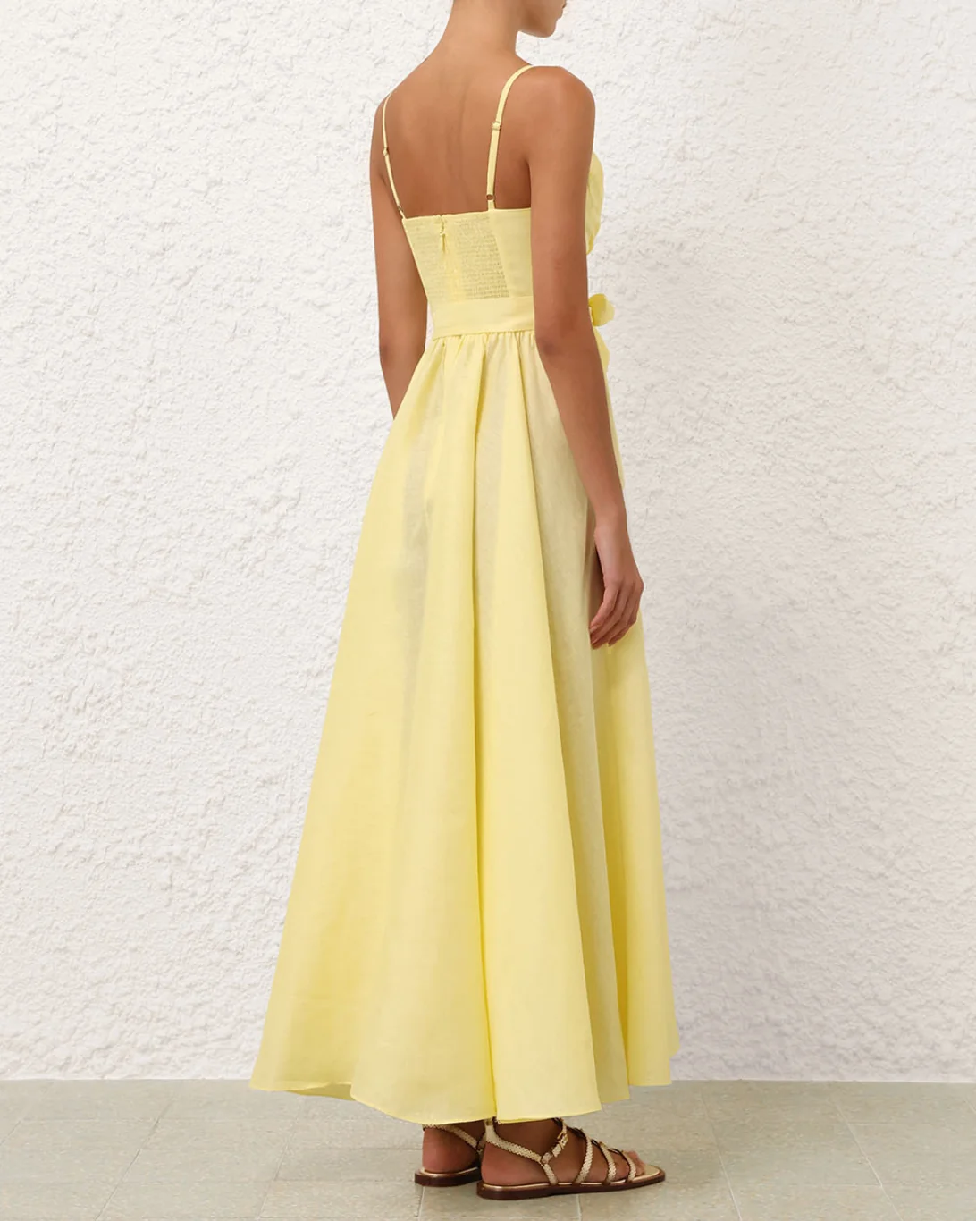 Awaken Picnic Dress | Lemon - Image 4