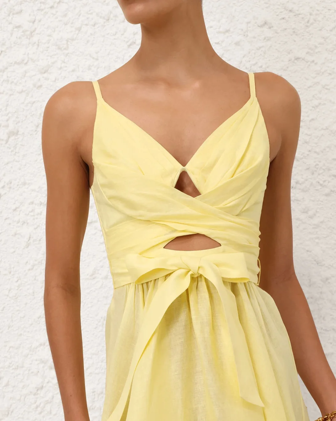 Awaken Picnic Dress | Lemon - Image 5