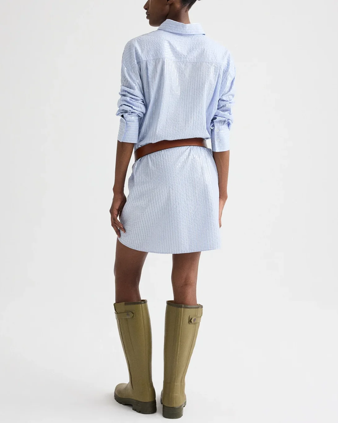 Big Joe Shirt Dress | Blue / Midnight - Image 4