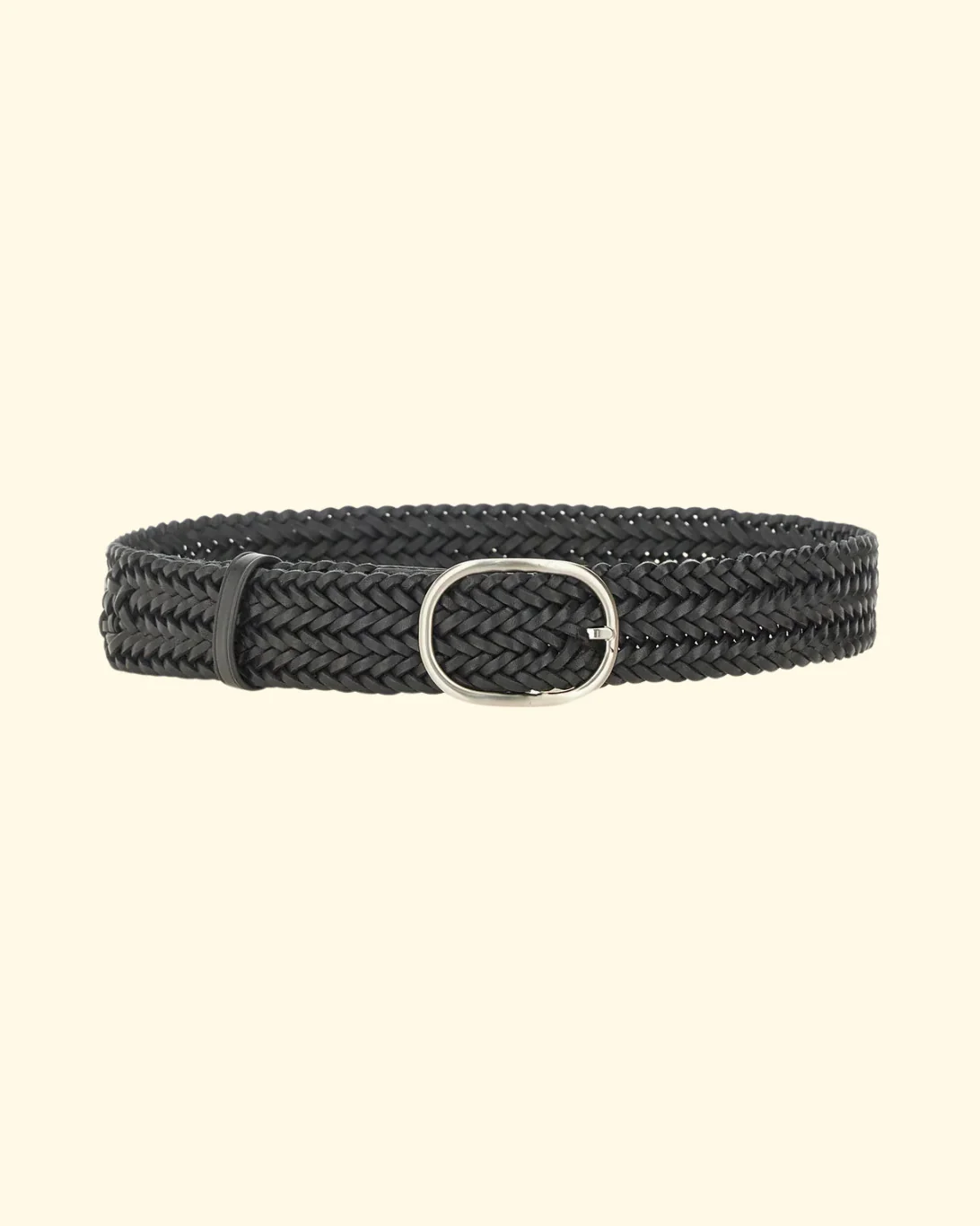 Brass Oval Buckle | Black