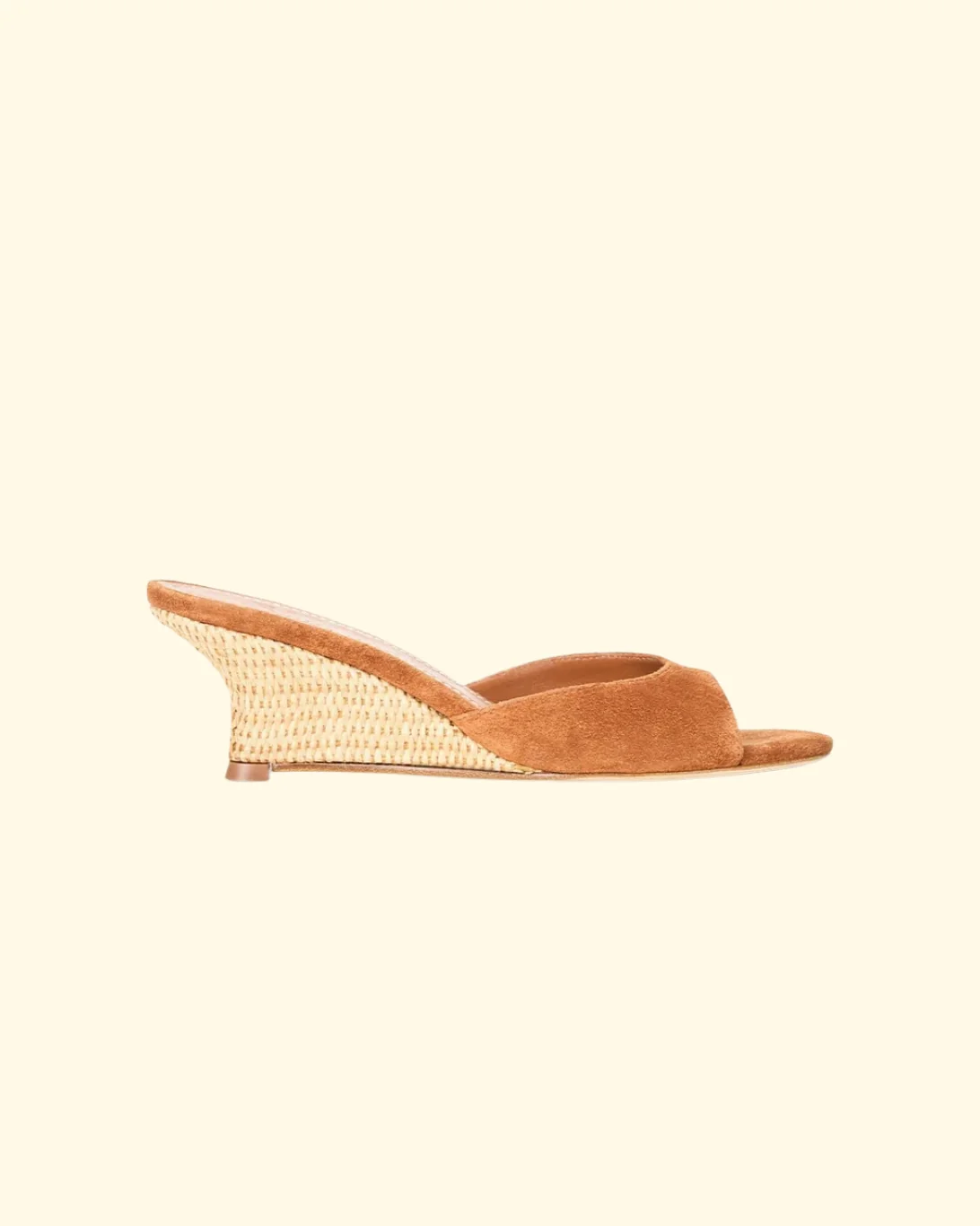 Brigitte Wedge | Tabacco/Natural