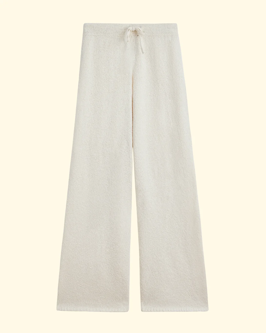 Calla Boucle Cotton Pants | Ecru