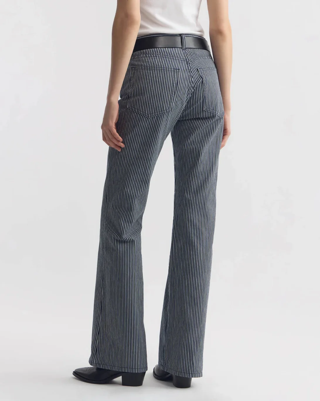 Celia Striped Jean | Railroad Stripe - Image 5