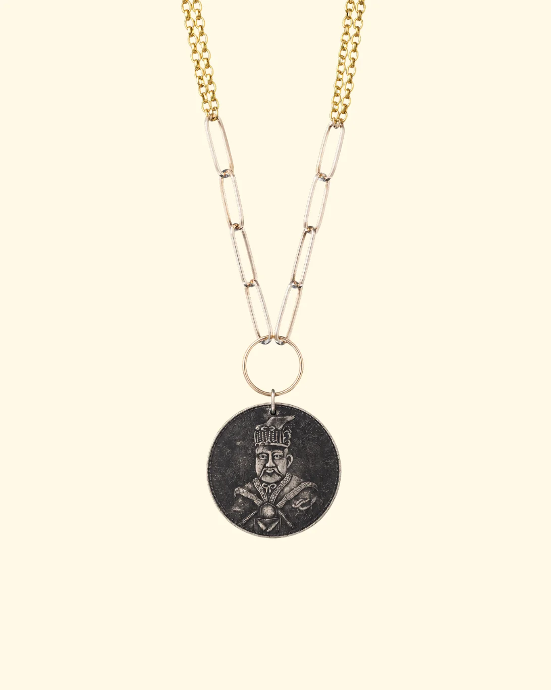 Chinese Emperor Medallion | 22" Gold Filled
