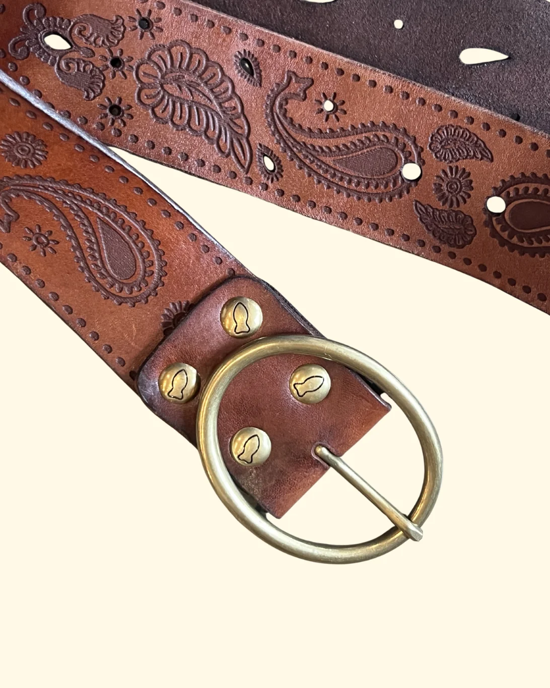 Cintura H5 Cashmere Belt | Cognac - Image 3