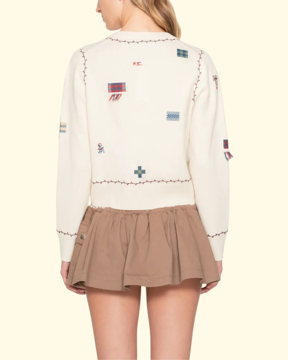 Claira Cardigan | Cream - Image 2
