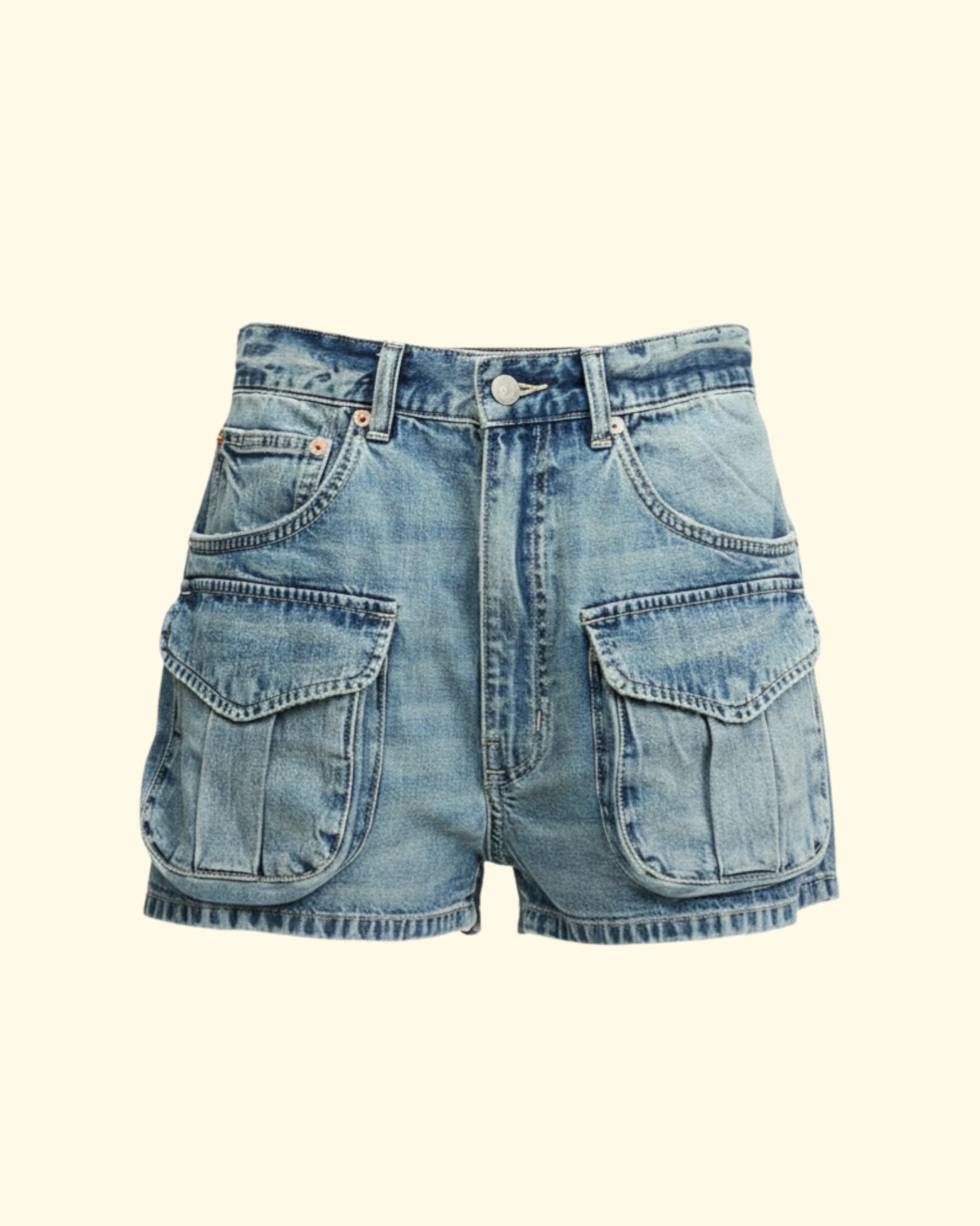 Claire Cargo Short | Holton Indigo