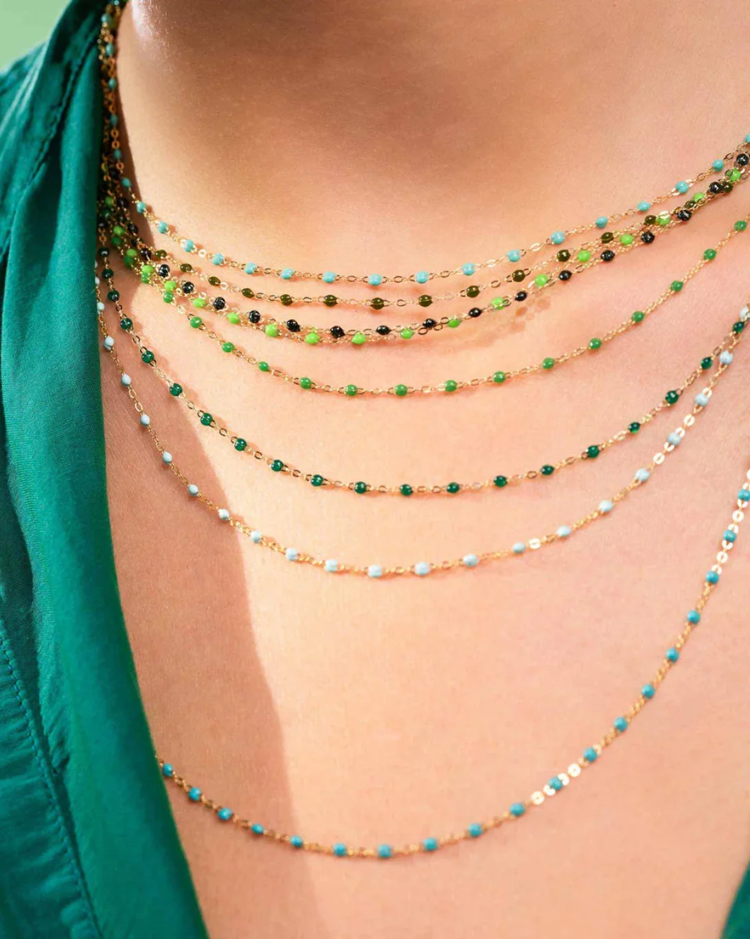 Classic Gigi Necklace | Khaki - Image 2