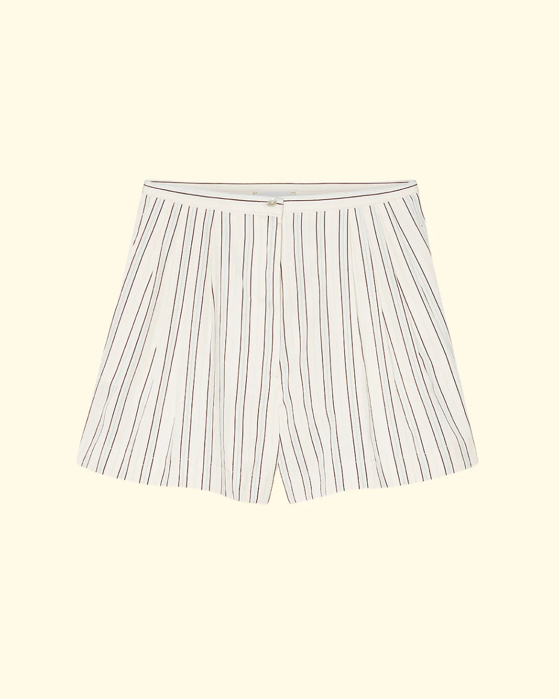 Cotton Pinstripe Shorts | Plume