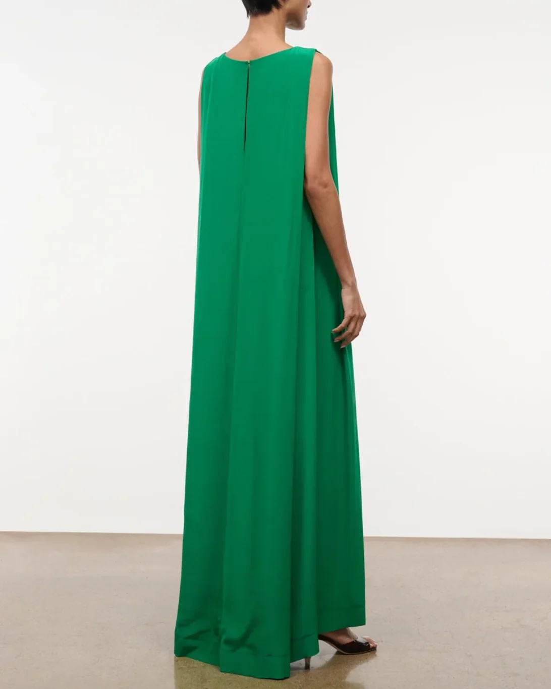 Dalia Silk Dress | Kelly - Image 3