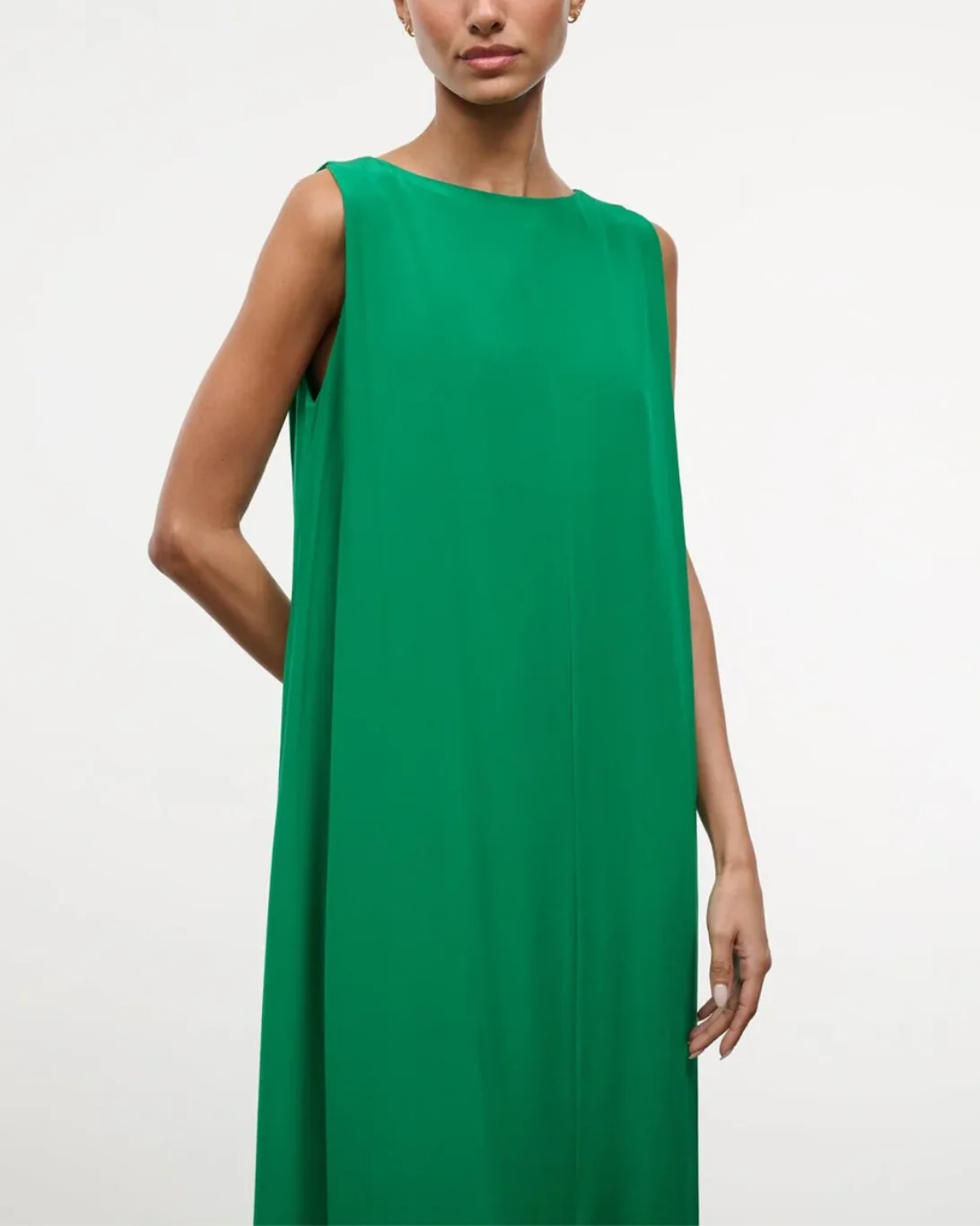 Dalia Silk Dress | Kelly - Image 5