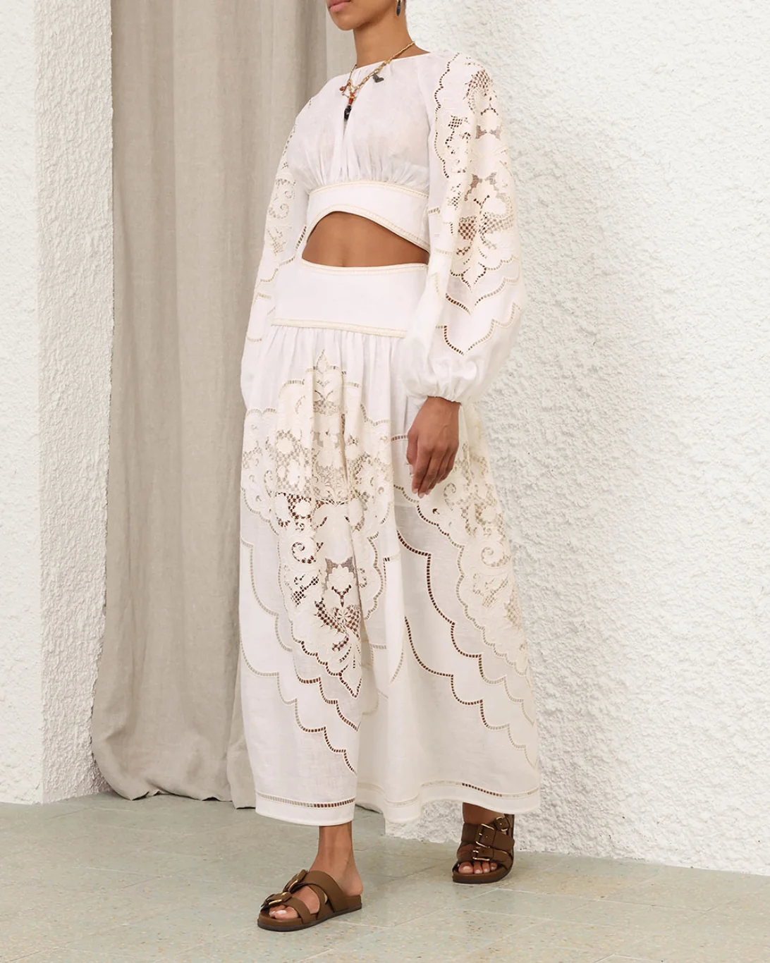 Daylight Maxi Skirt | Cream - Image 6