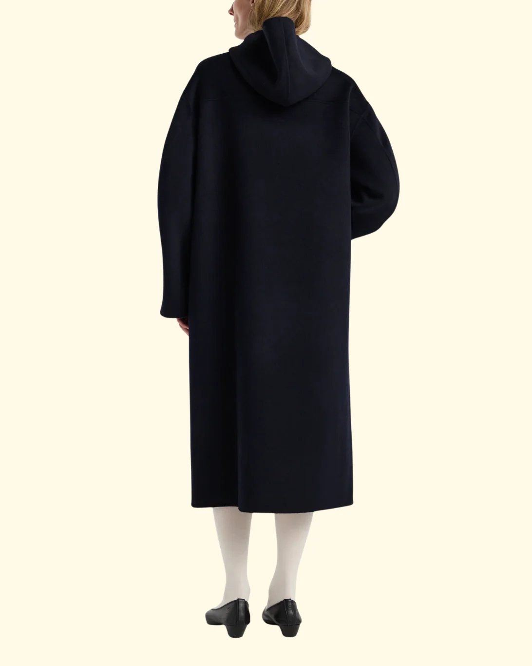 Double-Faced Wool Duffel Coat | Navy - Image 3