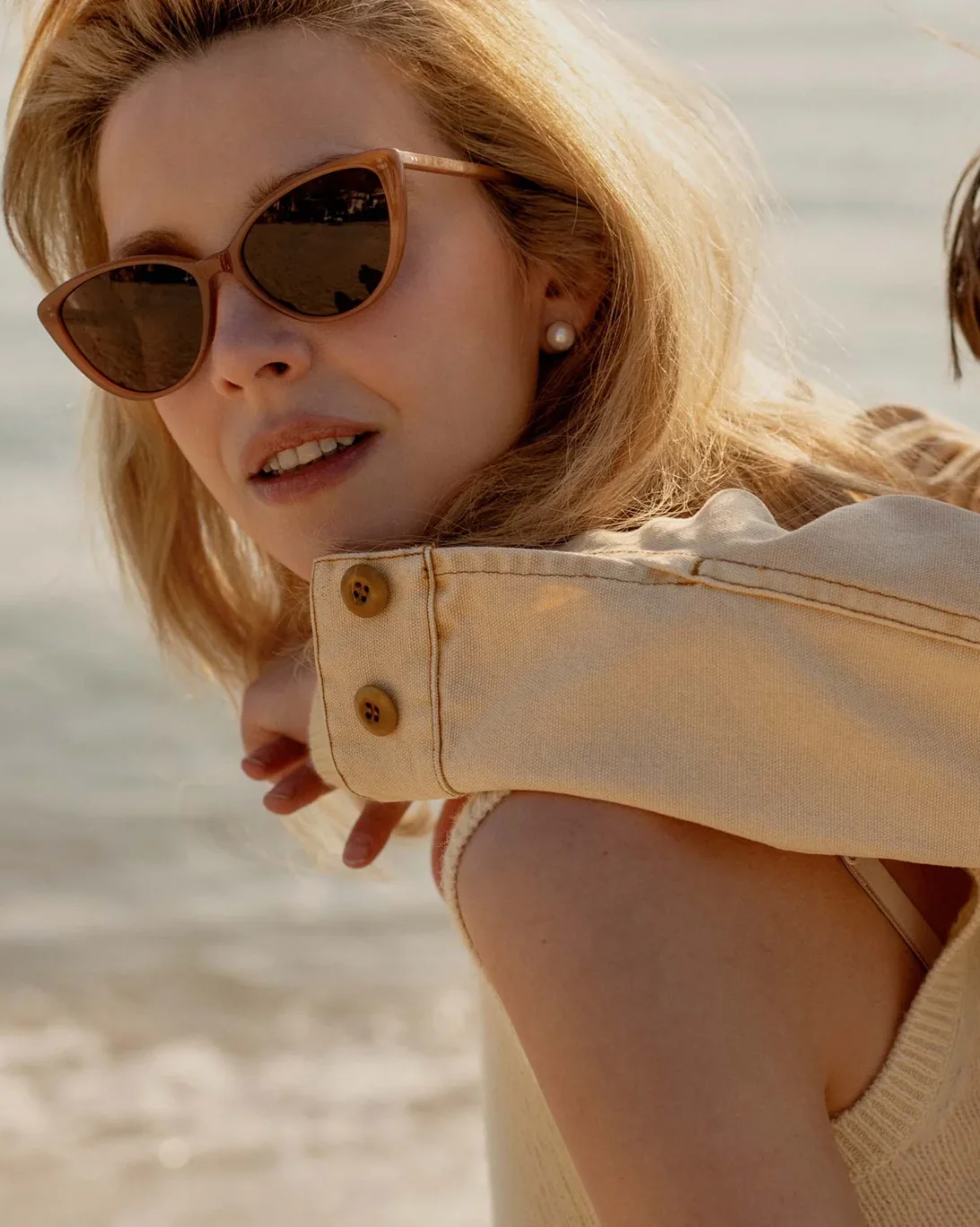 Doyenne Sunglasses | Mink/Cocoa - Image 5