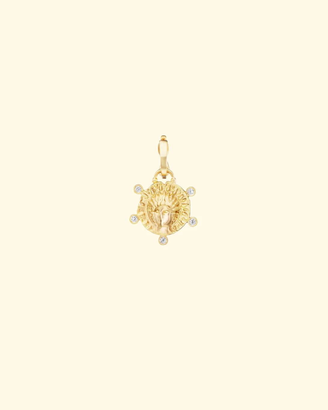 Elephant Quadriga + Sol Pendant | 3mm Caviar Chain - ONLINE ONLY - Image 3