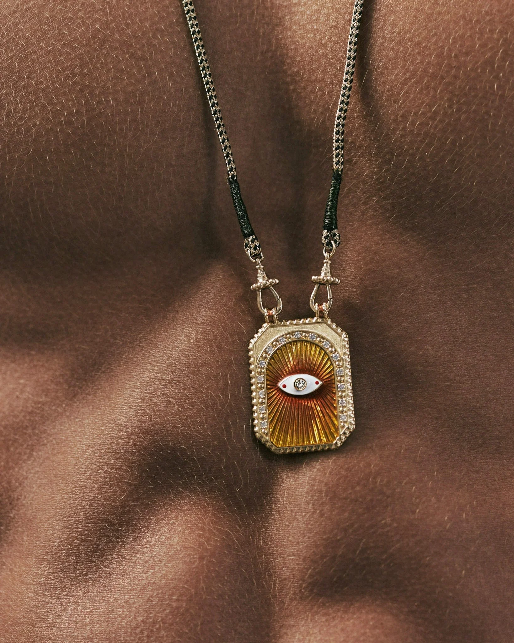 Orange Eye Protect Scapular - Image 2