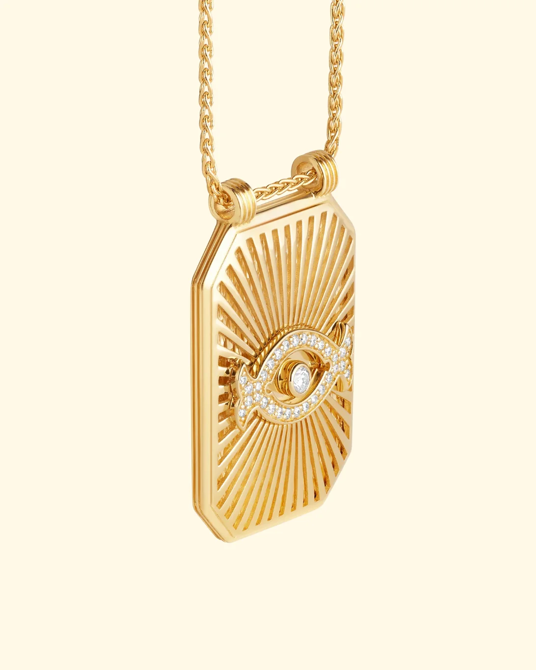 Eye Scapular | 18k Yellow Gold - Image 5