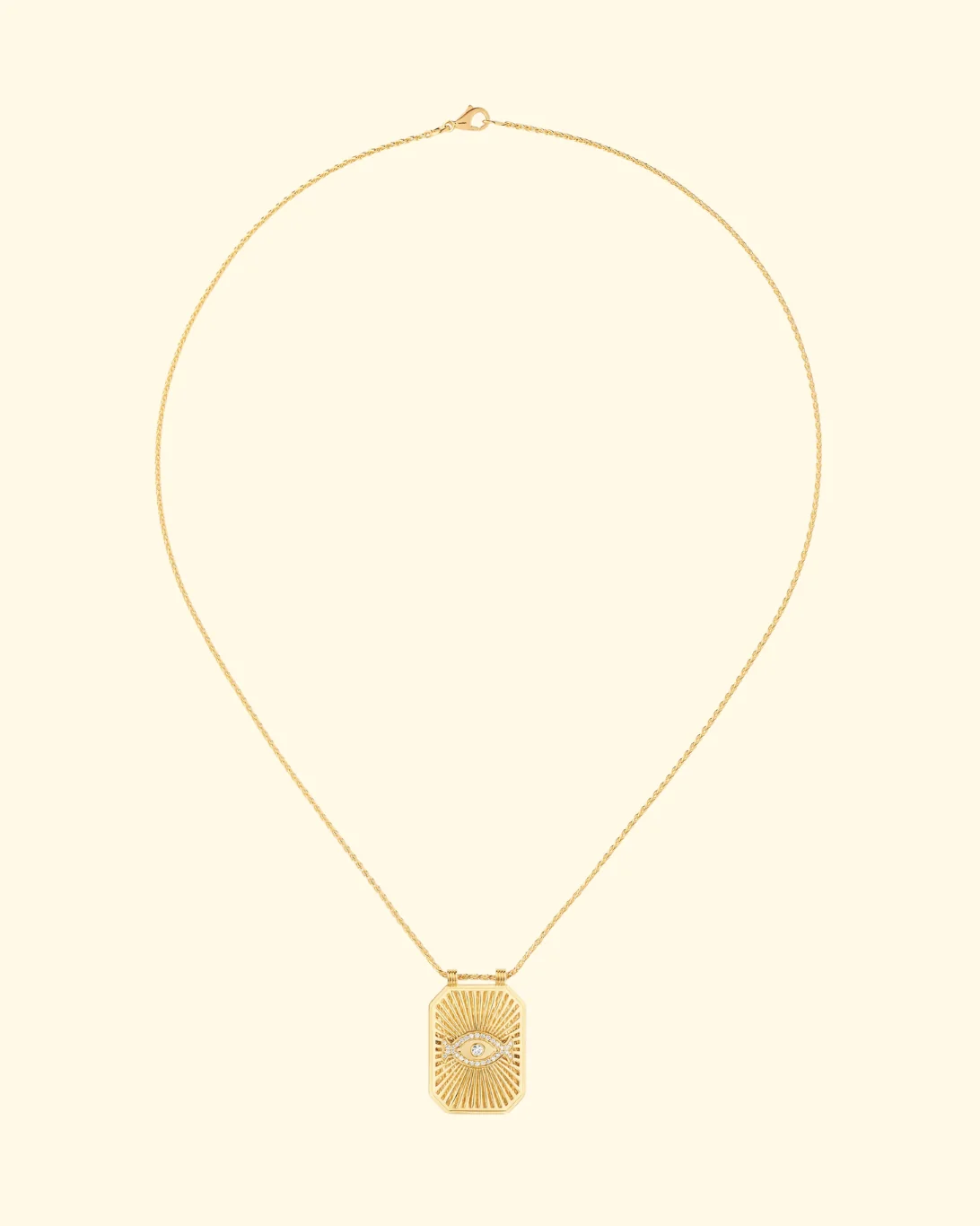 Eye Scapular | 18k Yellow Gold - Image 6