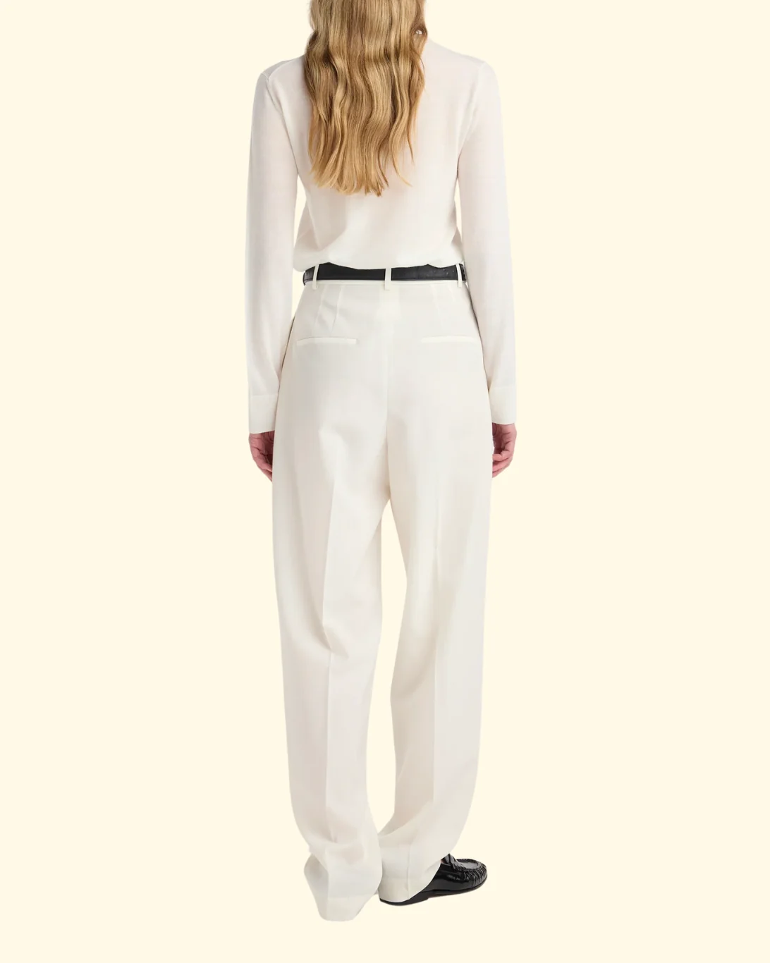 Fine-Knit Wool Cashmere Turtleneck | Mid Grey Melange - Image 3