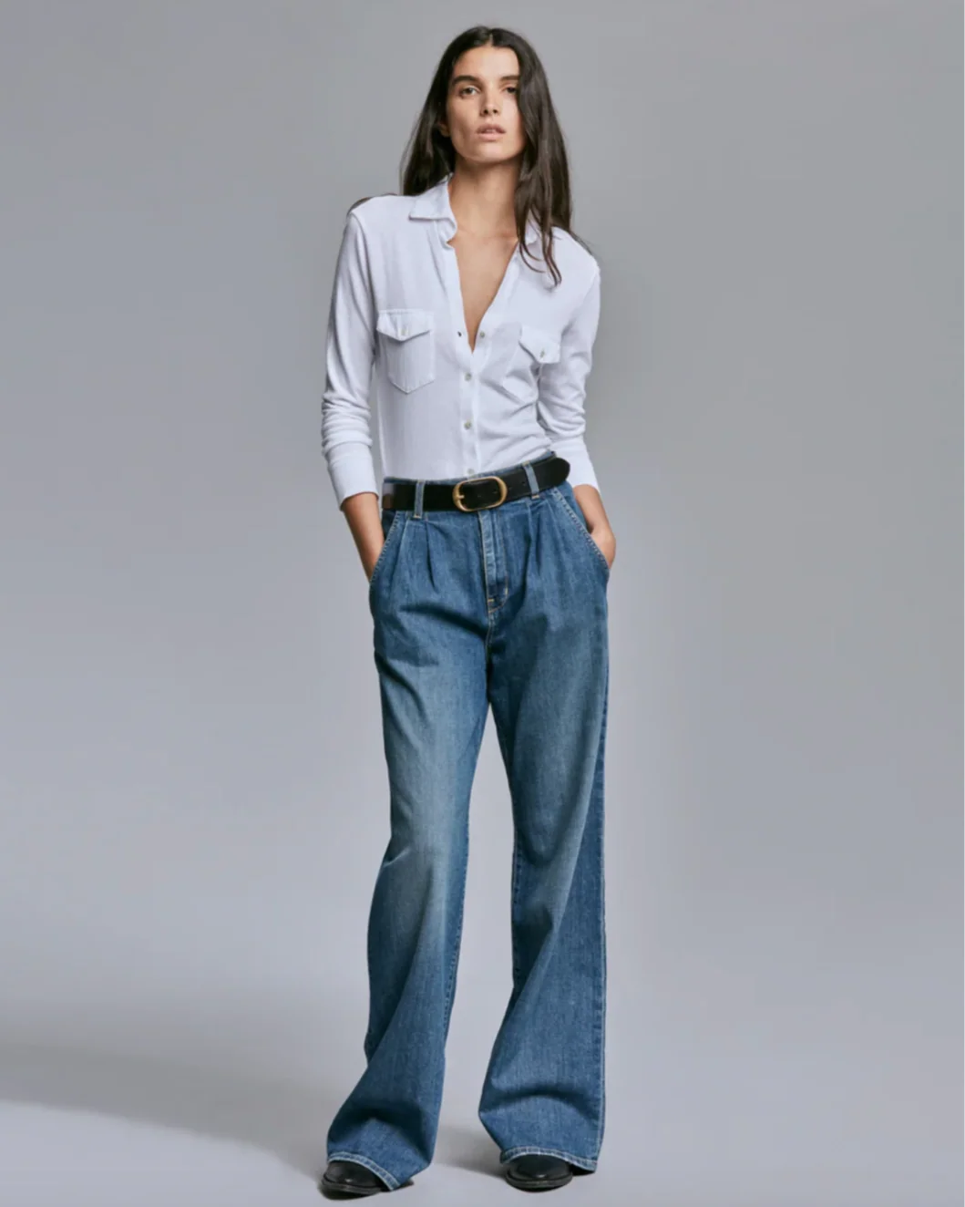 Flora Trouser Jean | Classic Wash - Image 6