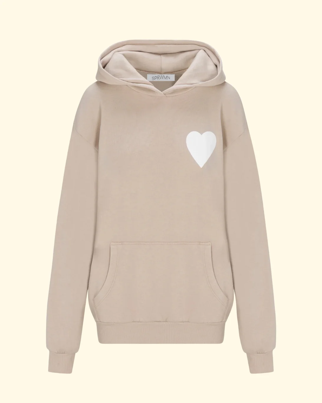 Heart Hoodie | Oat