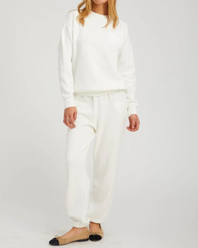 Heart Sweatpants | Off White - Image 2