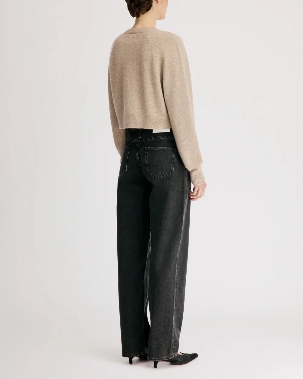 Heike Cropped Cardigan | Coast Beige - Image 5