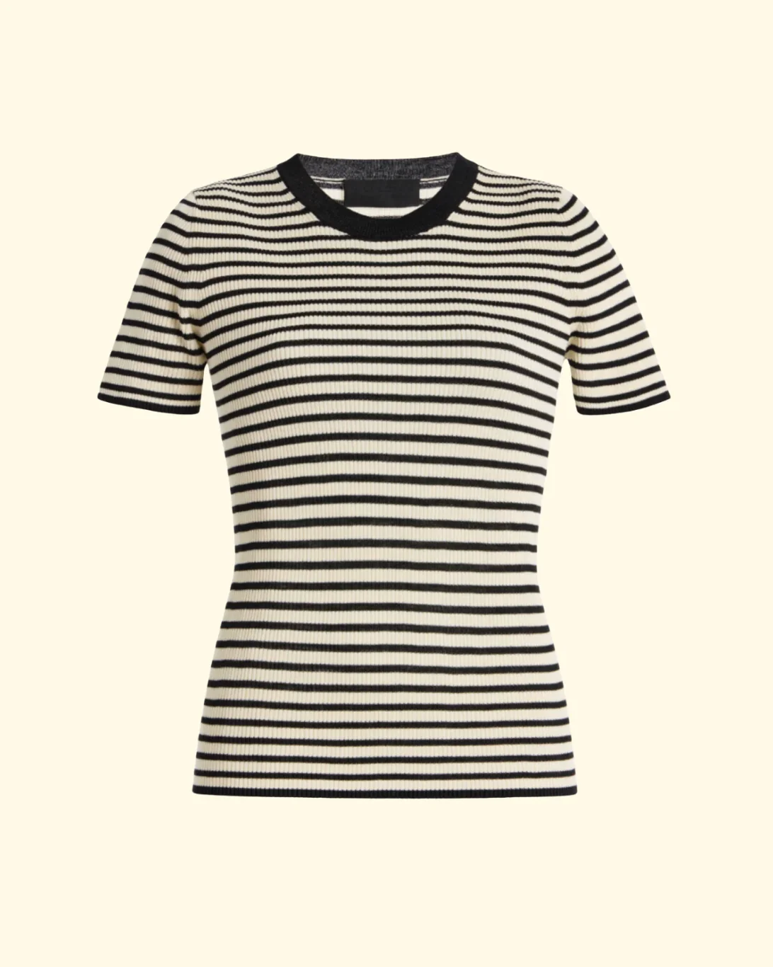 Hettie Stripe Sweater | Black/Ivory Stripe