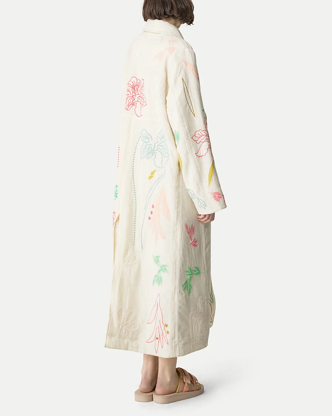 Elegant Coat Iris Velvet | Rainbow - Image 3