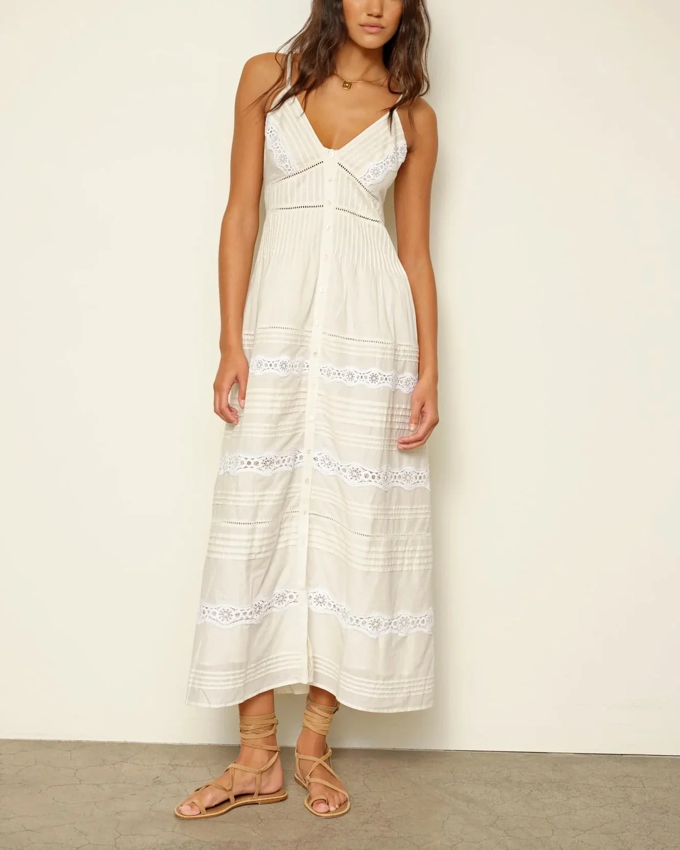 Joni Dress | Beige Cream - Image 2