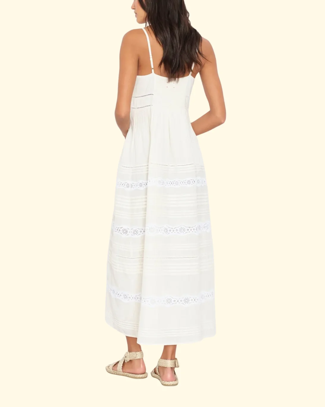 Joni Dress | Beige Cream - Image 4