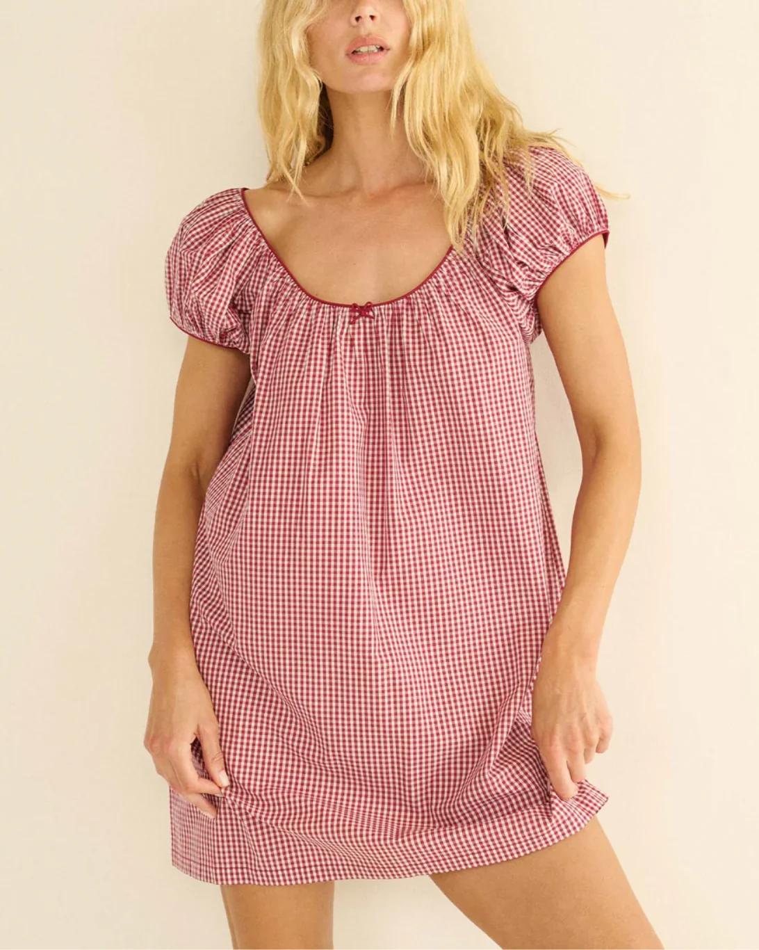 Julia Dress | Mulberry La Maddalena Gingham - Image 2