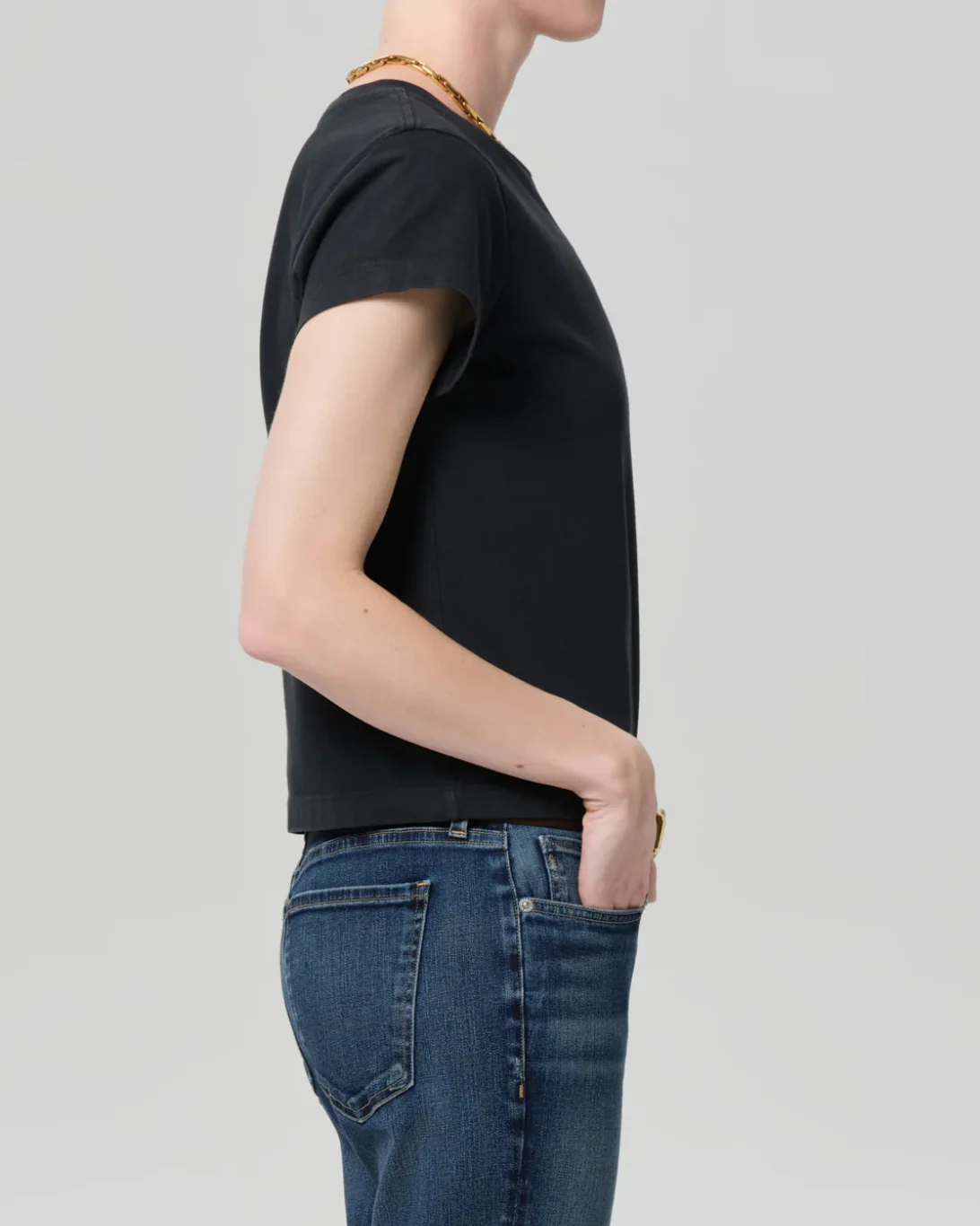 Kai Baby Tee | Washed Black - Image 4