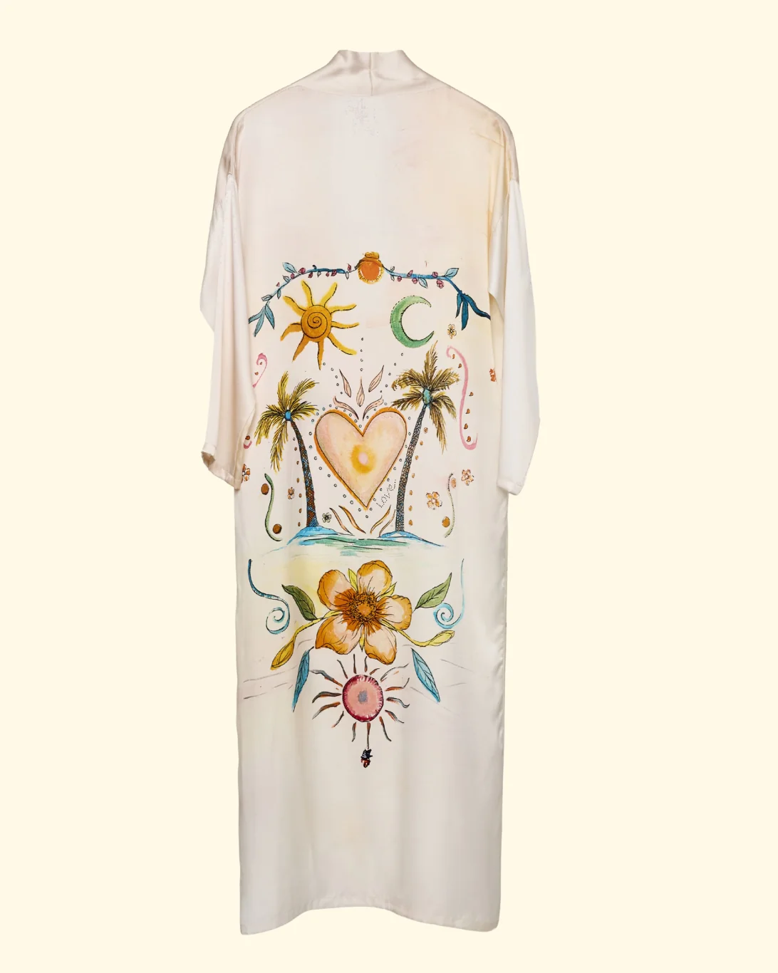 Kimono With Laces | Watercolors Gio's Universe - Image 4