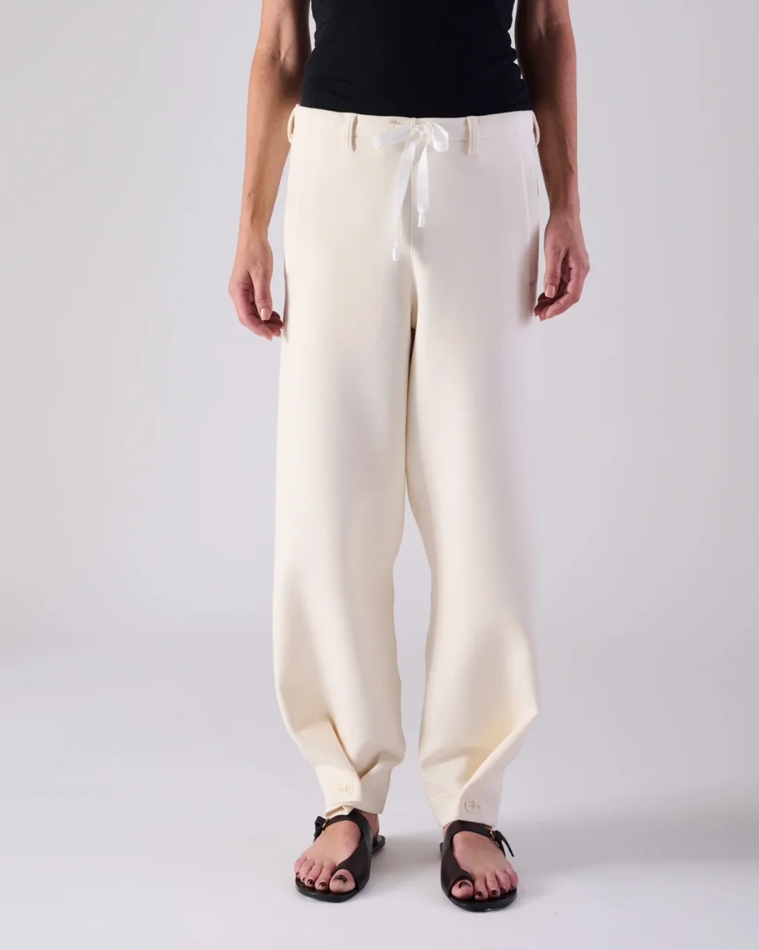 Lana Trousers | Off White - Image 3