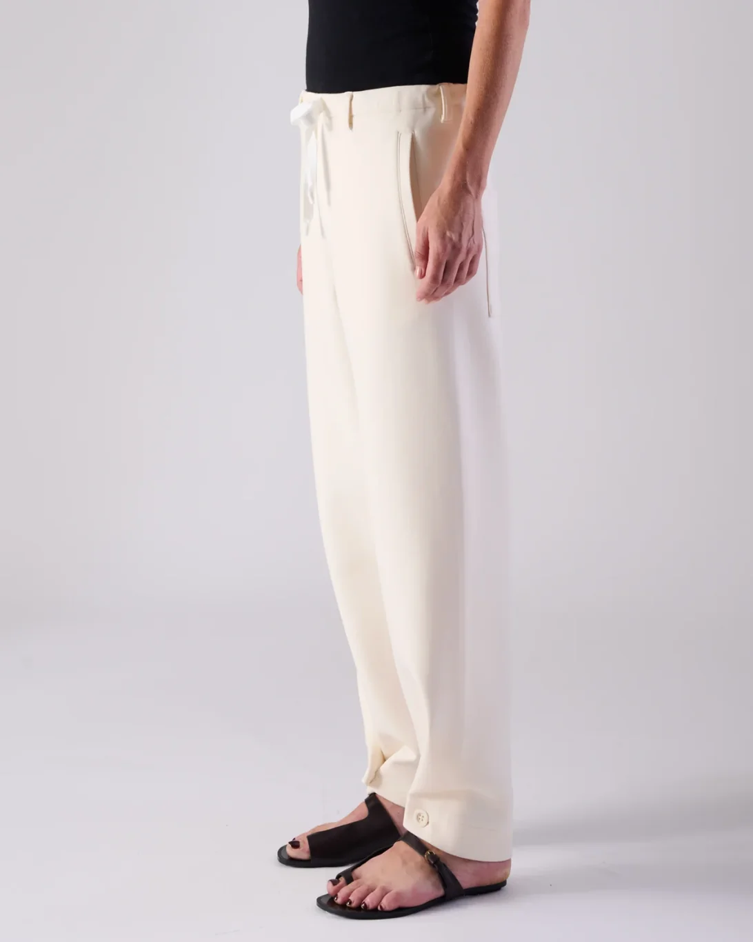Lana Trousers | Off White - Image 4