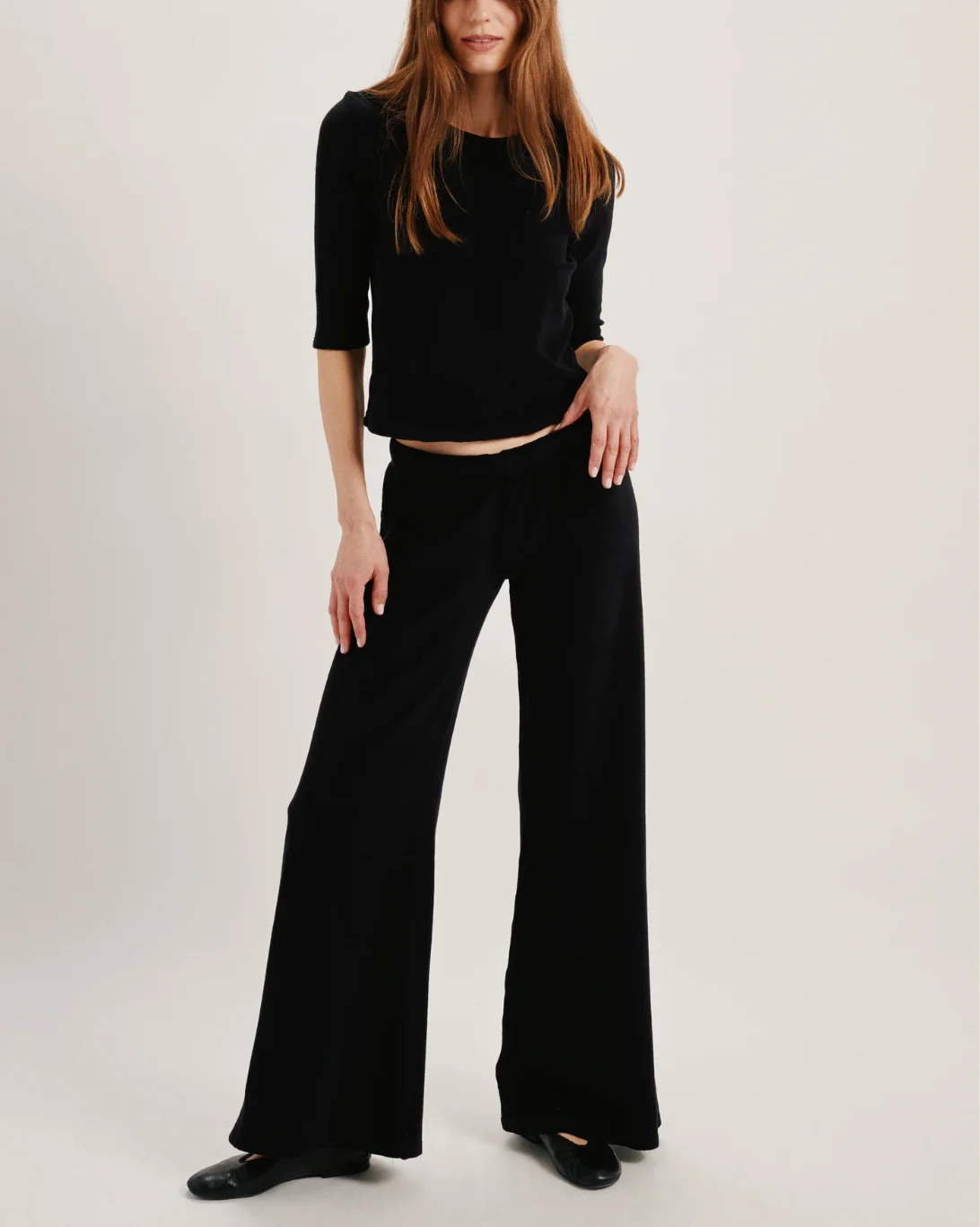 Lito Low-Rise Flare Pants | Black - Image 2