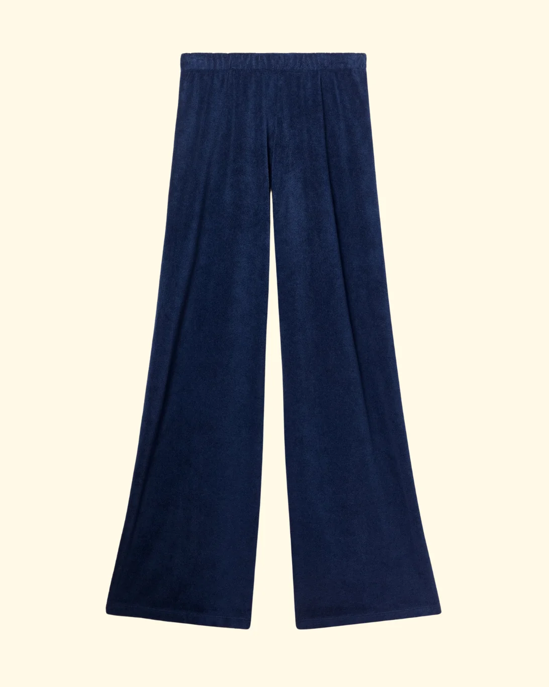 Lito Low-Rise Flare Pants | Navy Terry