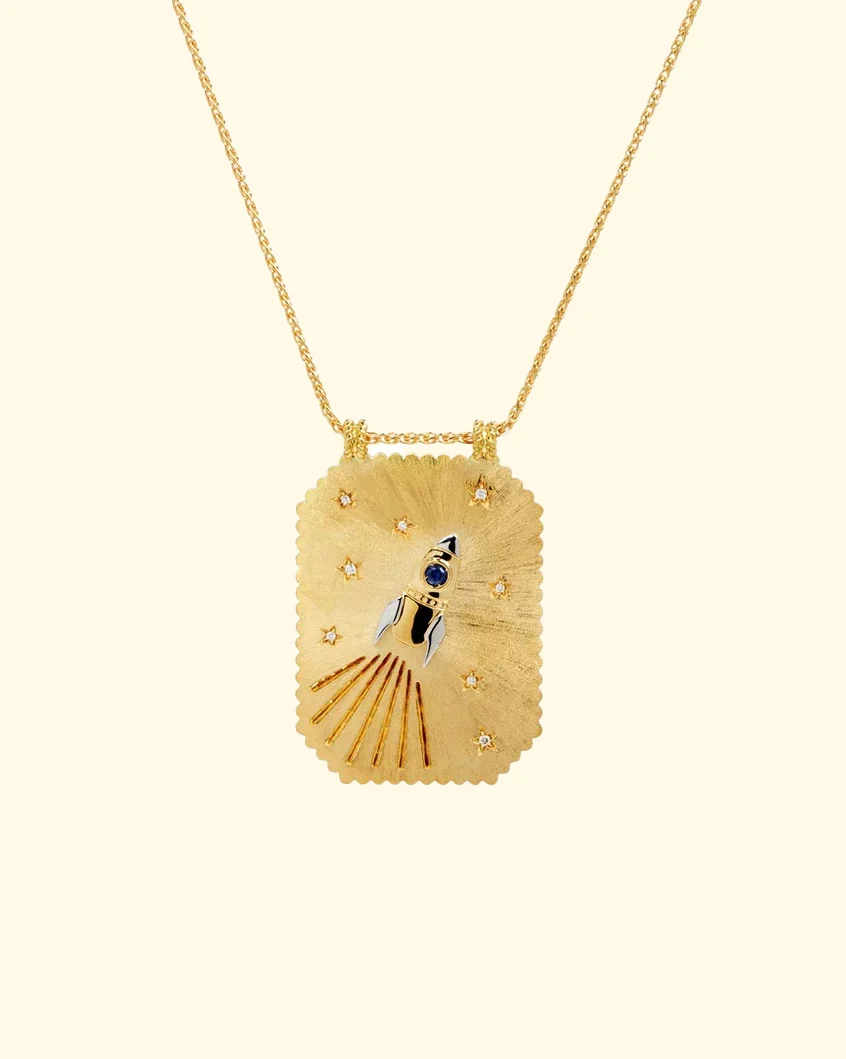 Love You the Moon Scapular Necklace - ONLINE ONLY