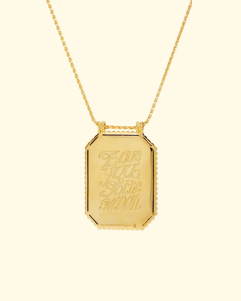 Love You the Moon Scapular Necklace - ONLINE ONLY - Image 2