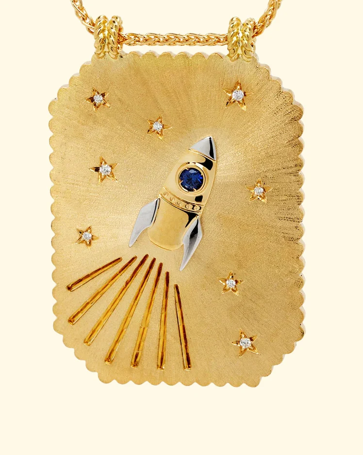 Love You the Moon Scapular Necklace - ONLINE ONLY - Image 3