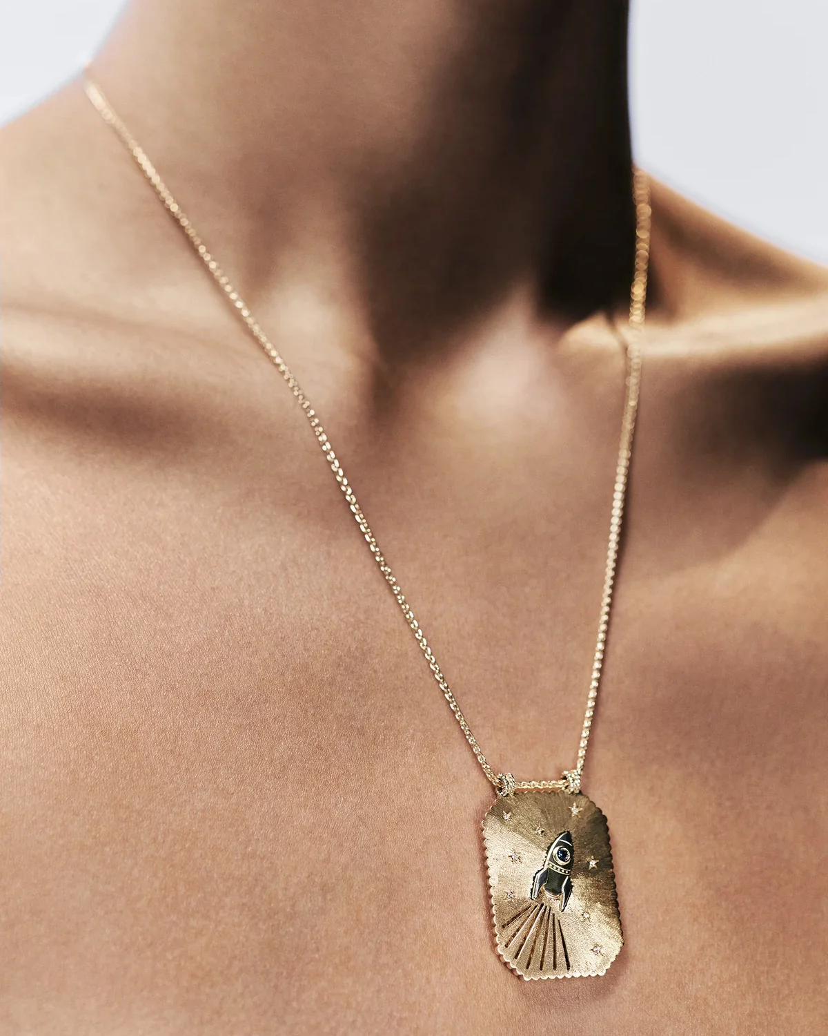 Love You the Moon Scapular Necklace - ONLINE ONLY - Image 6