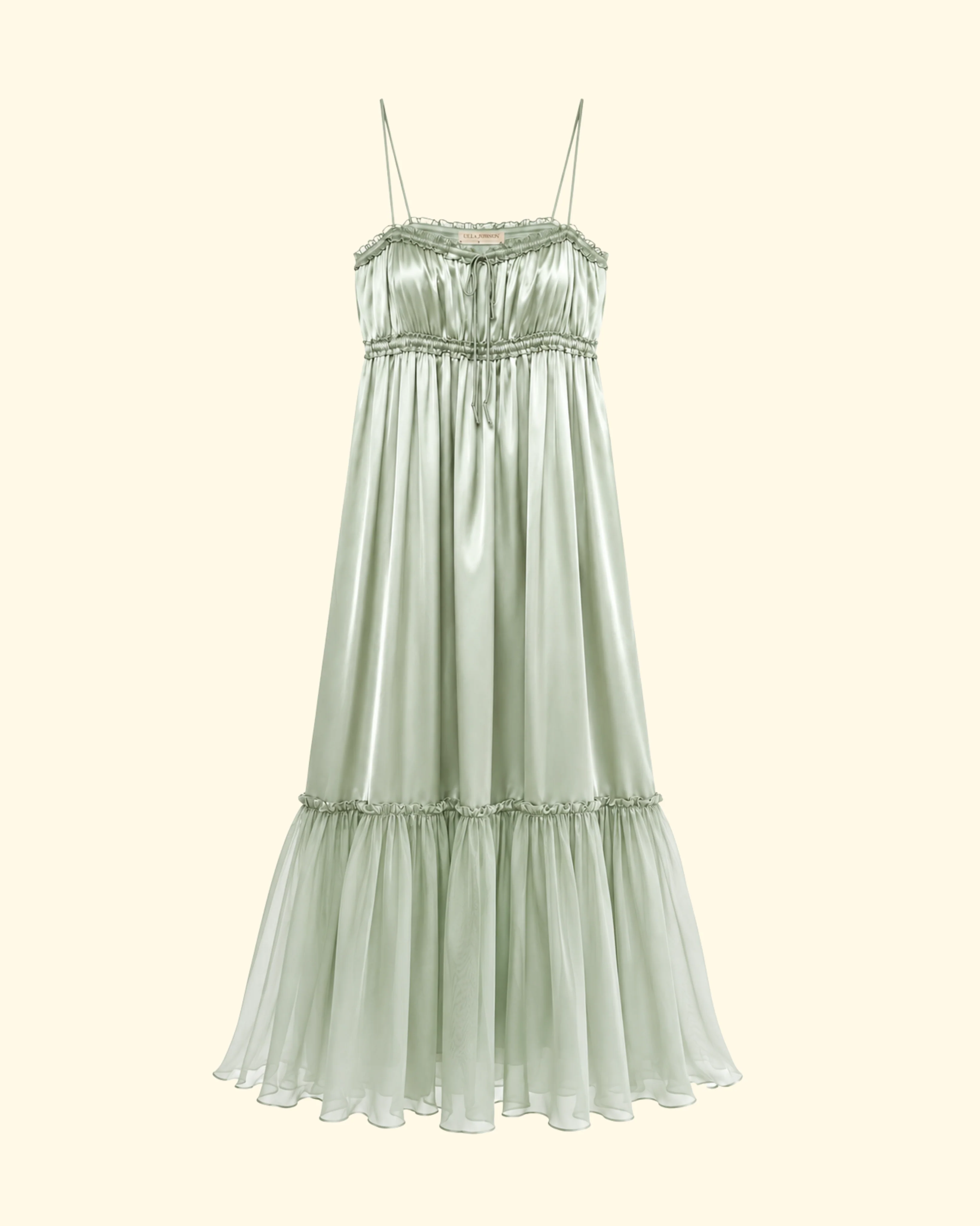 Marielle Cami Silk Dress | Celadon