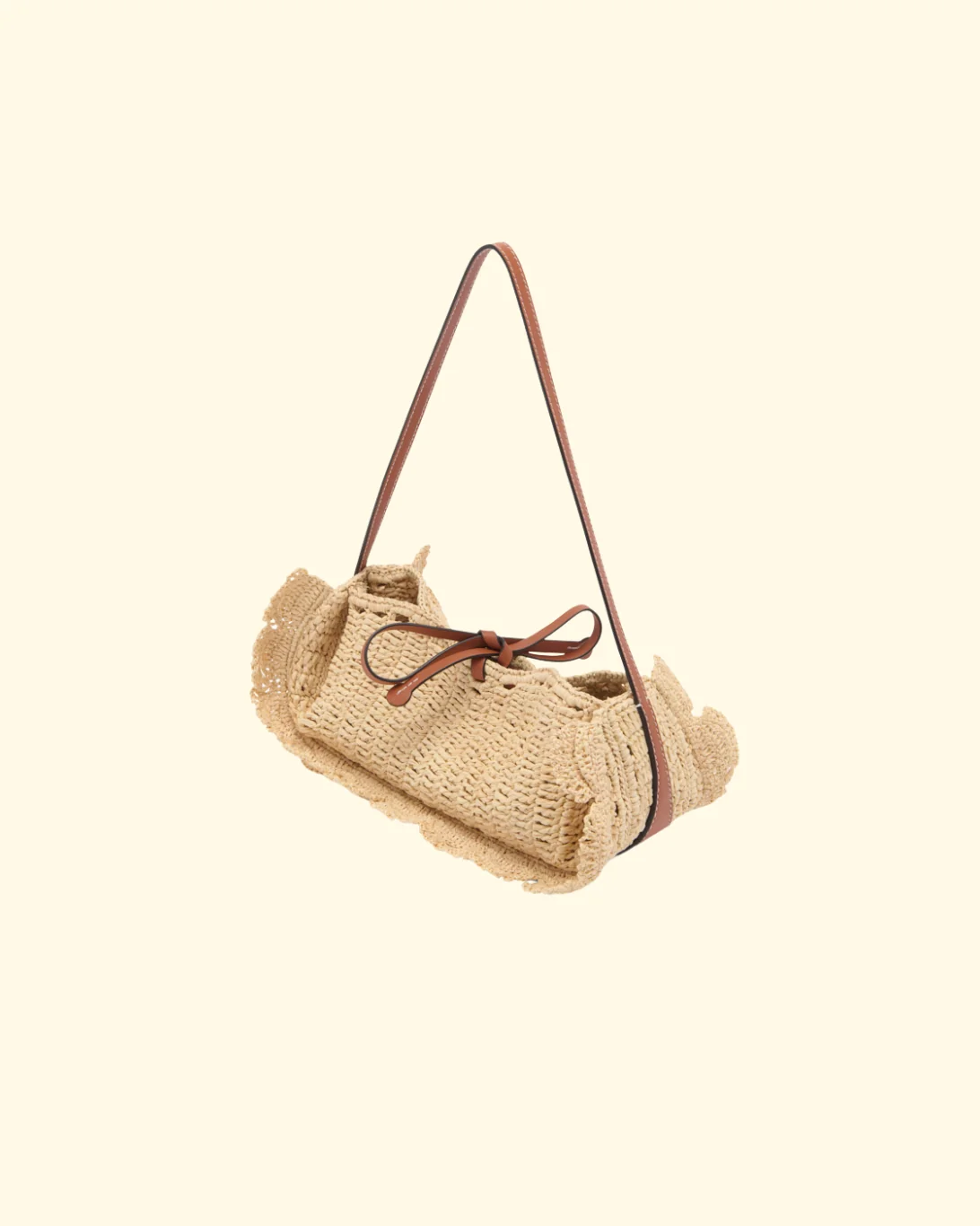 Marina Raffia Scallop Couchette | Natural - Image 3