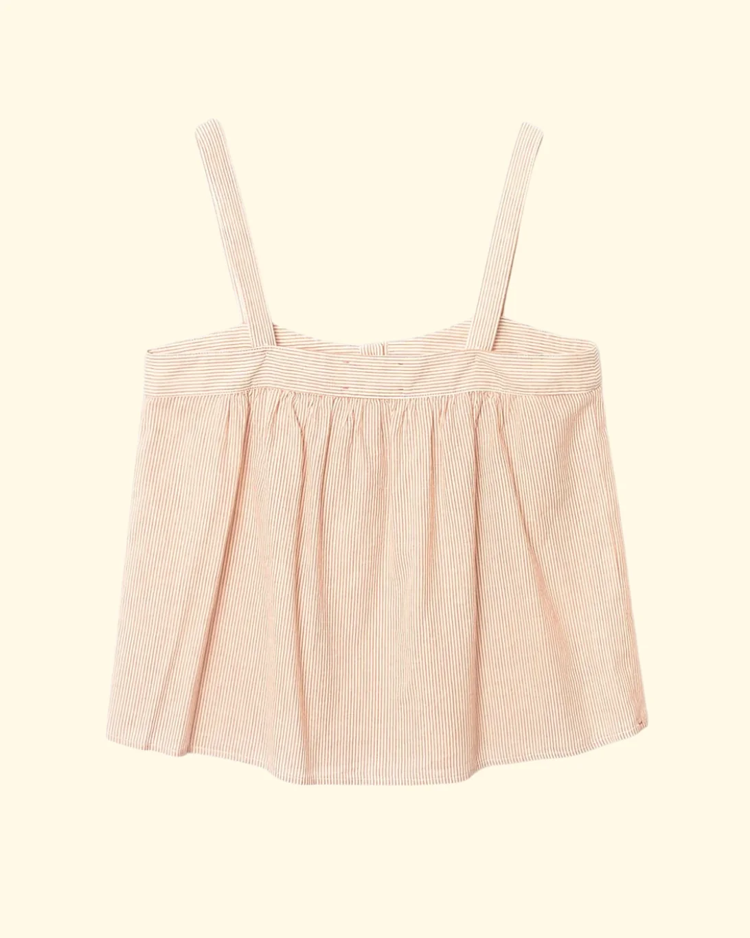 Maryn Top | Burnt Sienna Stripe - Image 3