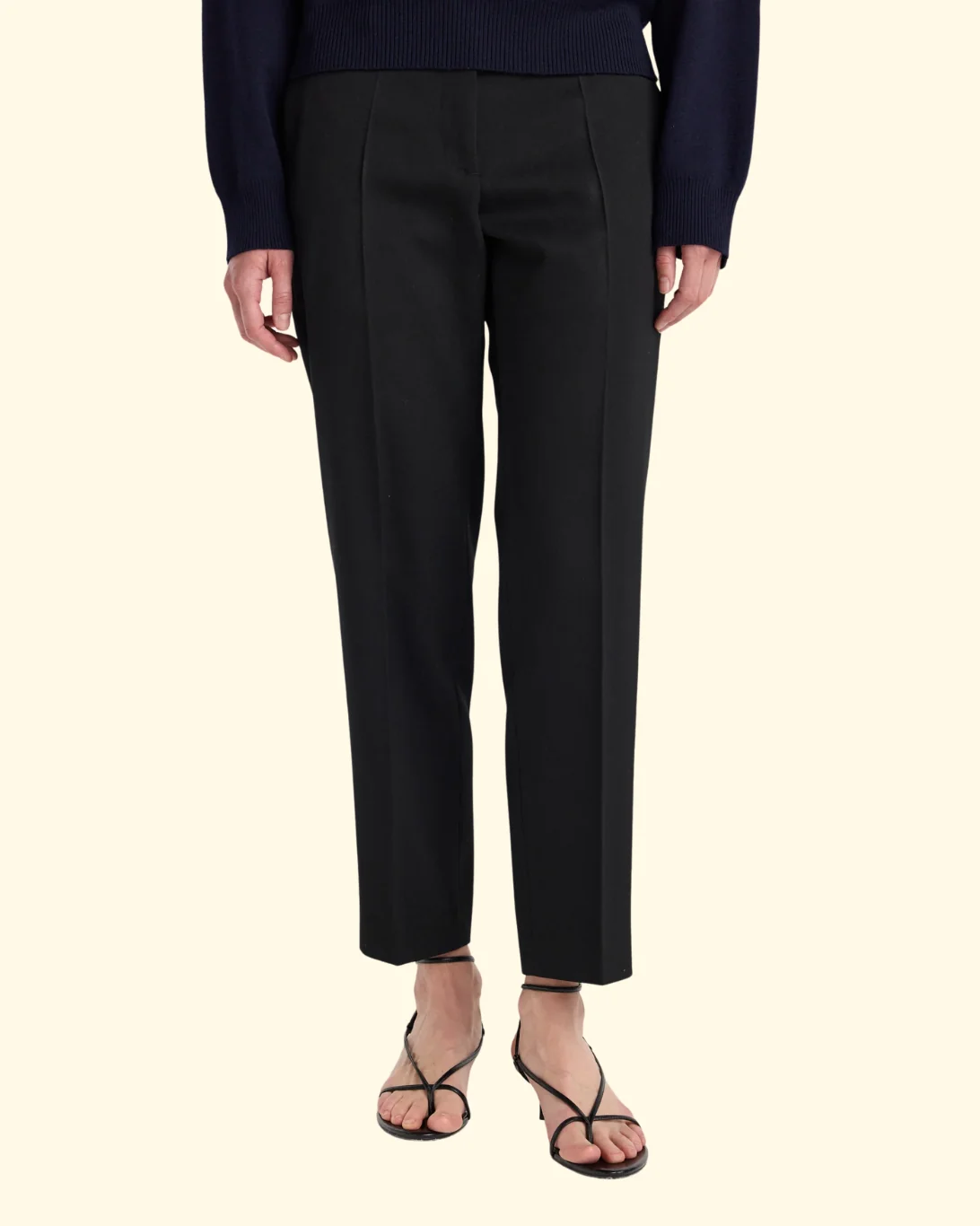 Mies Cigarette Leg Trouser | Black - Image 2