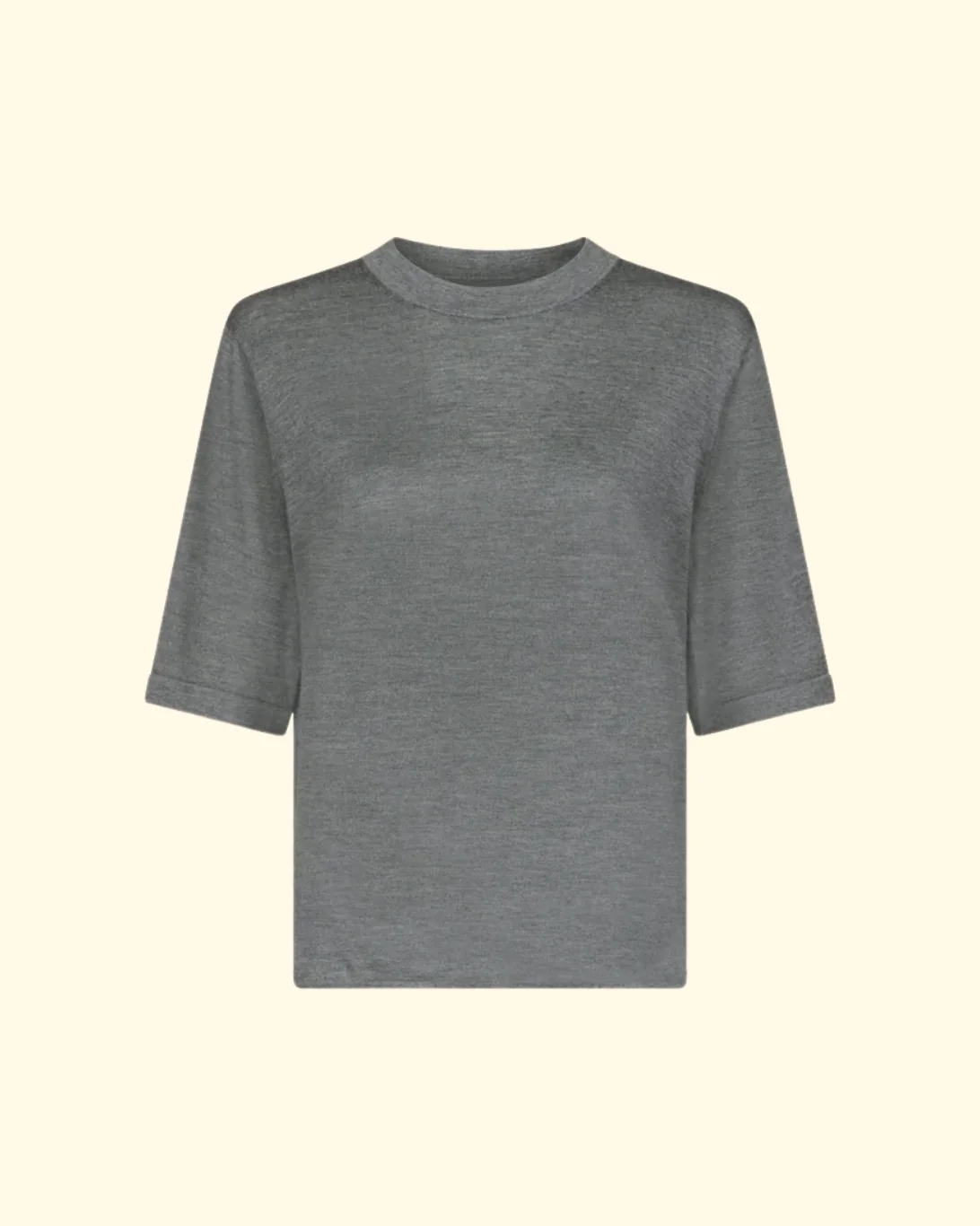 Nala LDS Short Sleeve Top | Anthracite Melange