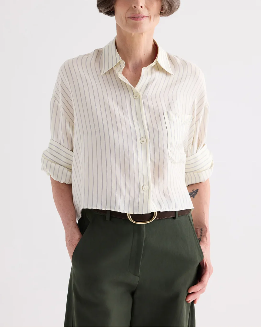 Next Ex | Ivory/Blue Stripe - Image 2